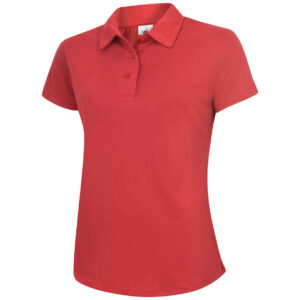 Uneek UC126 Ladies Ultra Cool Poloshirt - Red