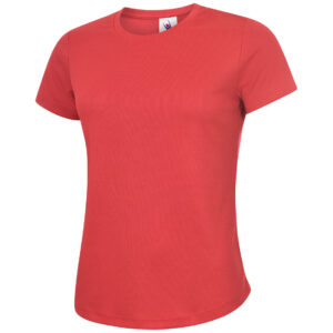 Uneek UC316 Ladies Ultra Cool T Shirt - Red