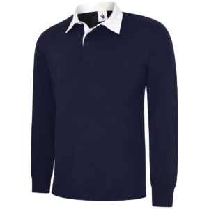 Uneek UC402 Classic Rugby Shirt - Navy