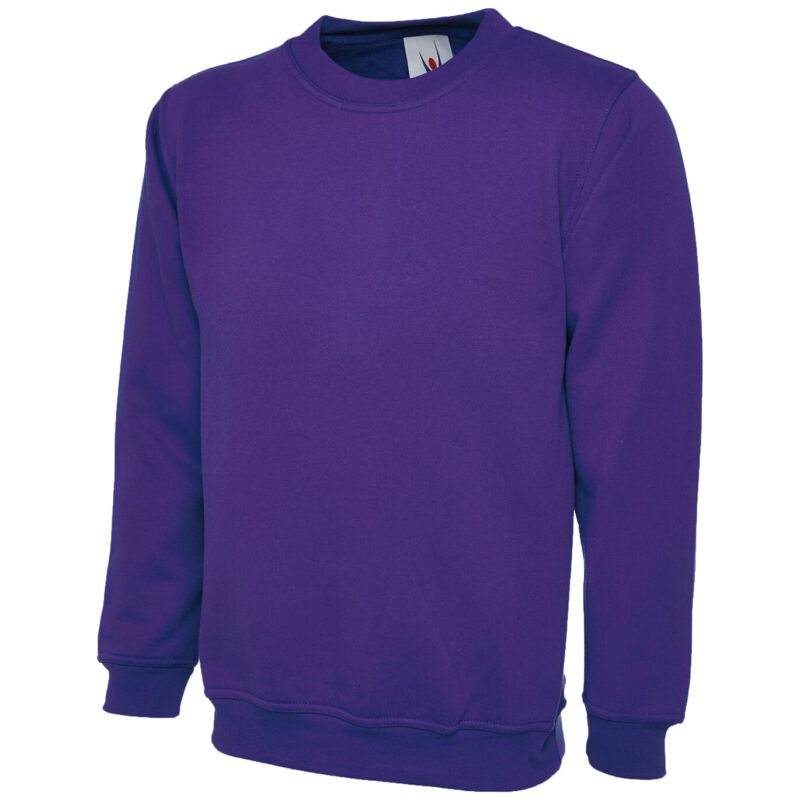 Uneek UC211 Ladies Deluxe Crew Neck Sweatshirt - Purple