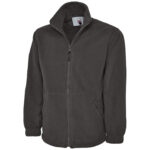 Uneek UC601 Premium Full Zip Micro Fleece Jacket - Charcoal