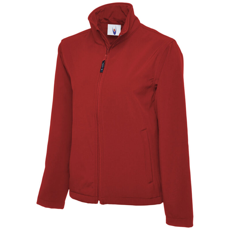 Uneek UC612 Classic Full Zip Soft Shell Jacket - Red