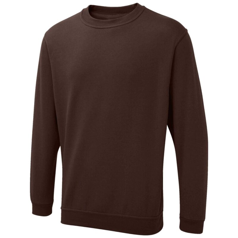 Uneek UX3 The UX Sweatshirt - Brown