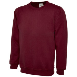 Uneek UX7 The UX Children's Sweatshirt - Maroon