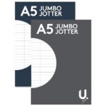 U. A5 Jumbo Jotter Tear Out Cardboard Backed Notepad