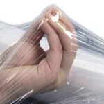 Heavy Duty Shrink Pallet Wrap Cling Film Clear 400mm 150m 20mu Stretch Packaging