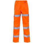 Supertouch Hi Vis Orange 3 Band Combat Trousers