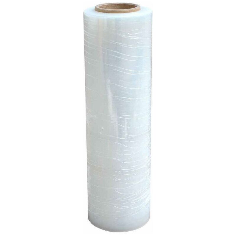 Heavy Duty Shrink Pallet Wrap Cling Film Clear 400mm 250m 17mu Stretch Packaging