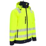 Herock Gregor Hi Vis Softshell Jacket (Yellow / Navy)