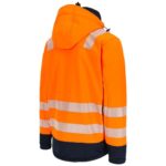 Herock Gregor Hi Vis Softshell Jacket (Orange / Navy)