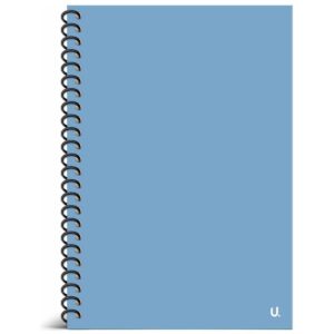 U.Stationery A5 Spiral Ruled Notebook Blue Journal Planner Writing