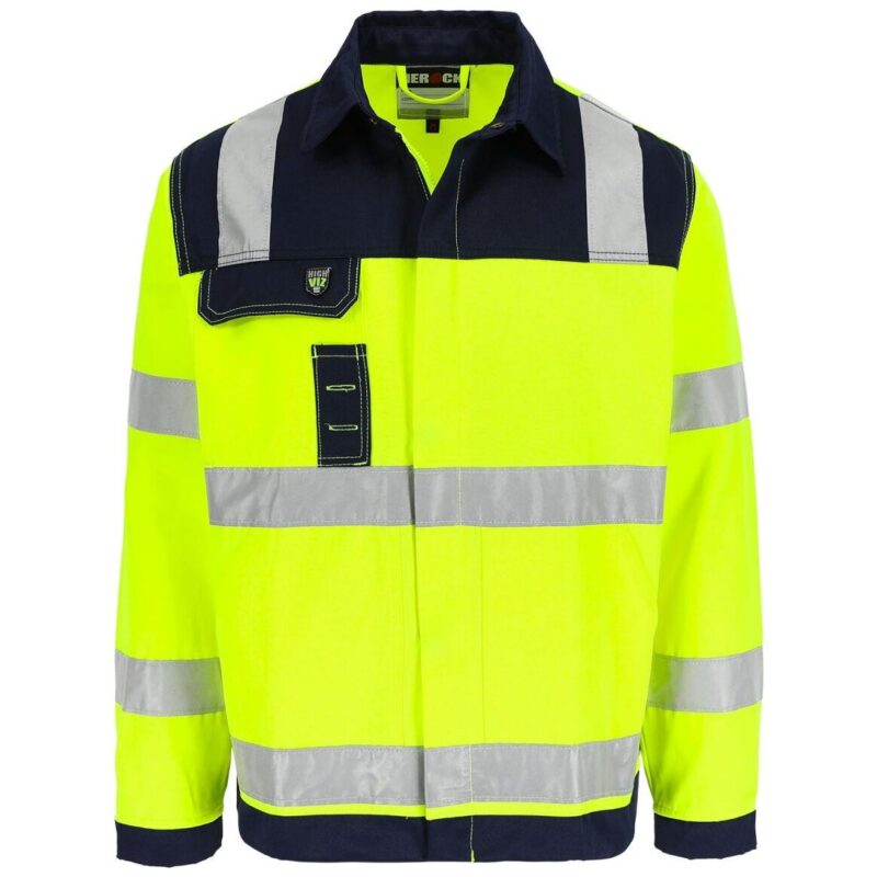 Herock Hydros Hi Vis Jacket (Yellow / Navy)