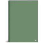 U.Stationery A5 Hardback Ruled Notebook Green Journal Planner Writing