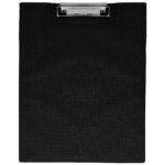 A* Stationery Foolscap Clipboard Black