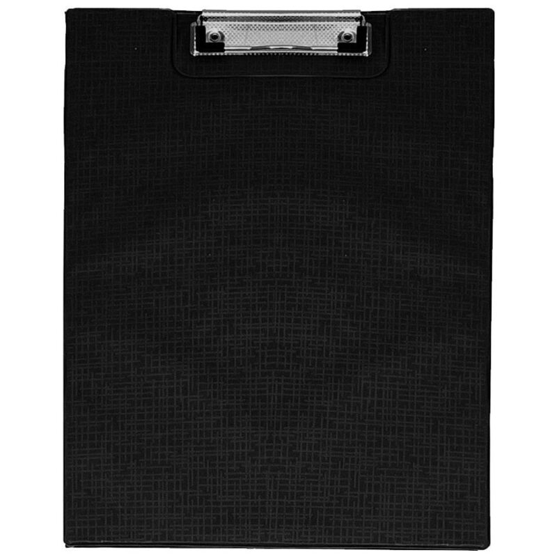 A* Stationery Foolscap Clipboard Black