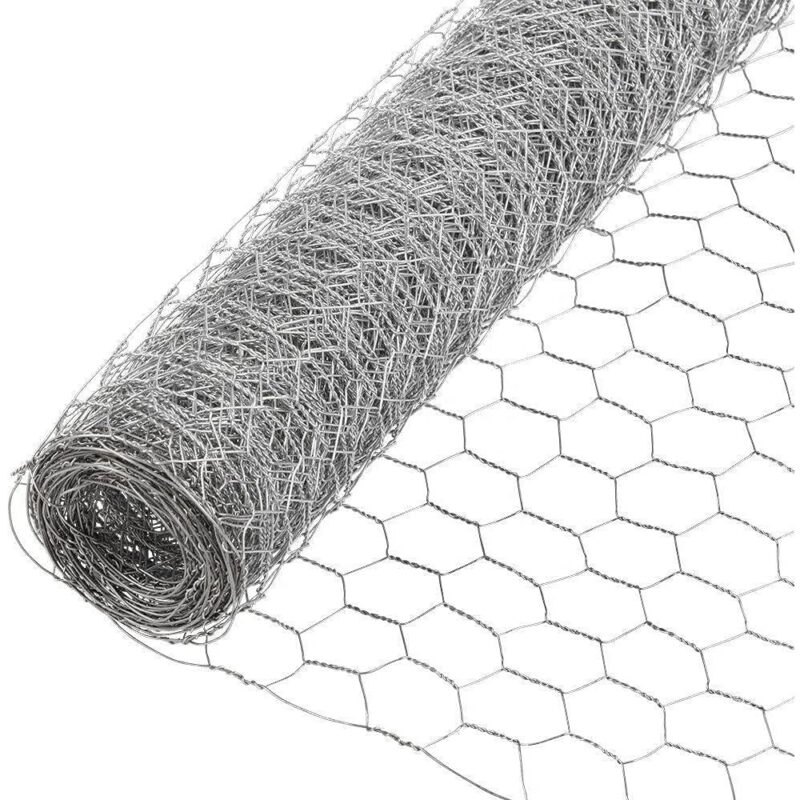 Marksman Galvanised Chicken Wire Fence Mesh Netting 900mm x 5M x 13mm