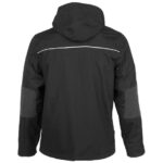 herock aspen hooded black jacket