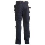 herock dagan navy work trousers reverse