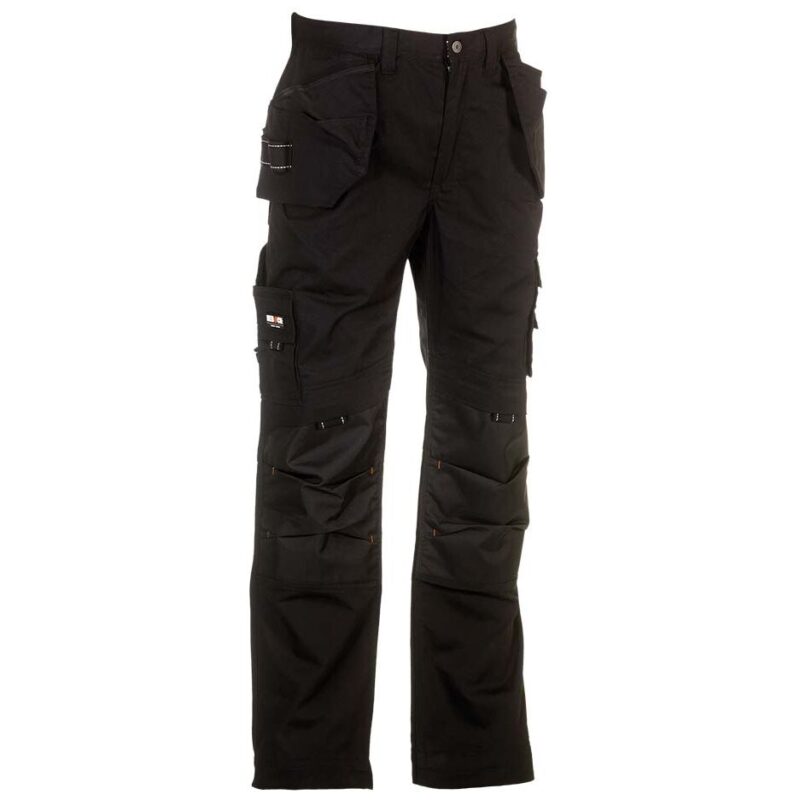 herock dagan black work trousers