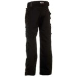 herock dagan black work trousers reverse