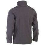 herock julius softshell zip-up grey jacket reverse