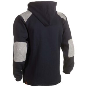 herock juno zip-front hoodie in navy