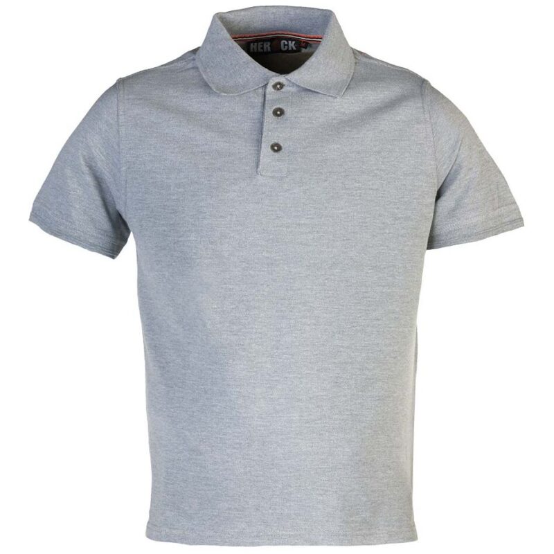 herock levi polo shirt in light grey