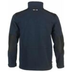 herock markus fleece jacket in navy reverse