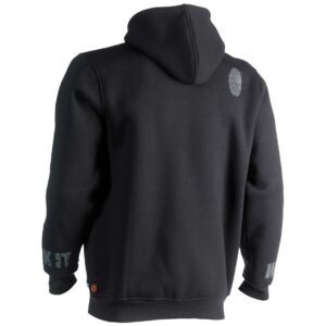 herock odsseus hoodie in black reverse