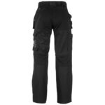 herock spector work trousers in black reverse