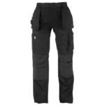 herock spector work trousers in black