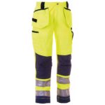 herock yellow and navy hi vis trousers