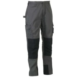 herock titan grey and black workwear trousers
