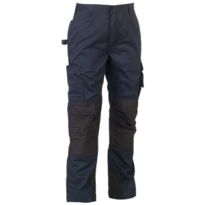 herock titan navy and black workwear trousers