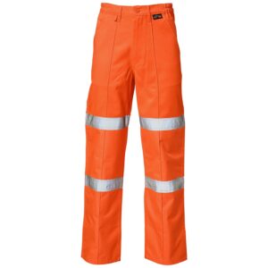 Supertouch Hi Vis Orange 2 Band Ballistic Trousers