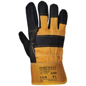 Portwest Furniture Hide Glove Yellow A200