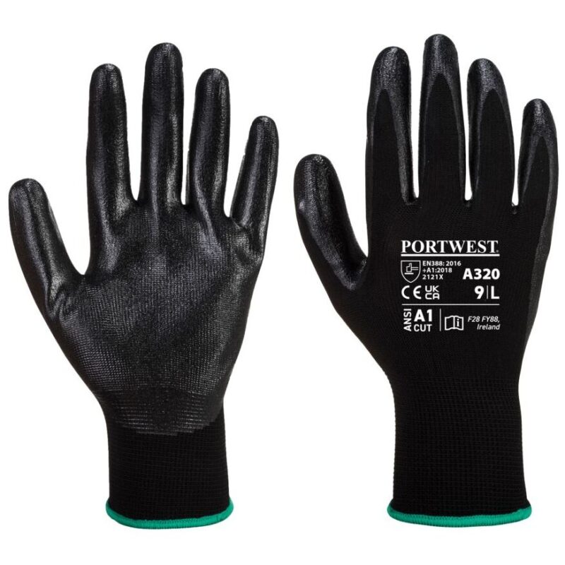 Portwest Dexti-Grip Glove - Black