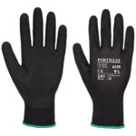 Portwest Dermi-Grip NPR15 Nitrile Sandy Glove - Black