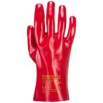 Portwest Grip 12 PVC Gauntlet 27cm Red A427