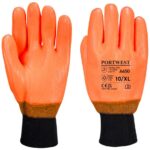 Portwest Weatherproof Hi-Vis Glove Orange A450