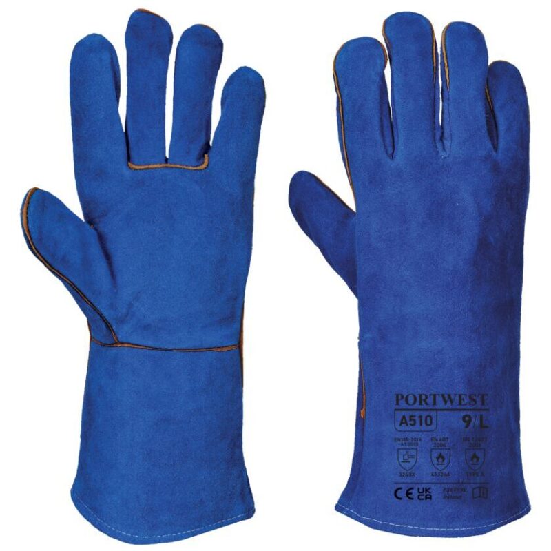 Portwest Welders Gauntlet Blue A510