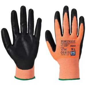 Portwest Amber Cut Glove - Nitrile Foam - XXL