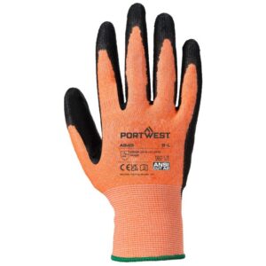 Portwest Amber Cut Glove - Nitrile Foam