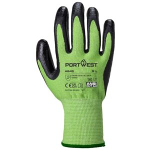 Portwest Green Cut Glove - Nitrile Foam - XXL