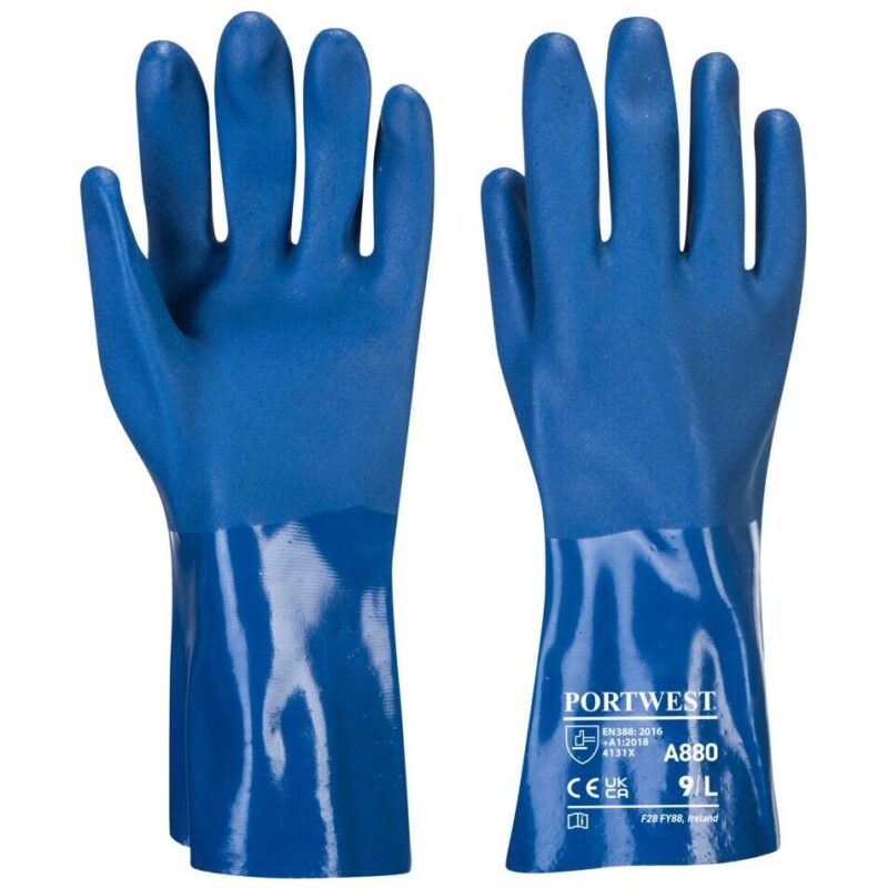 Portwest Trawlmaster 30cm Gauntlet Blue A880