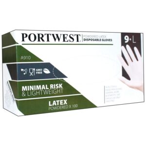 Portwest Powdered Latex Disposable Glove
