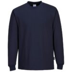 Portwest Anti-Static ESD Long Sleeve T-Shirt - Navy