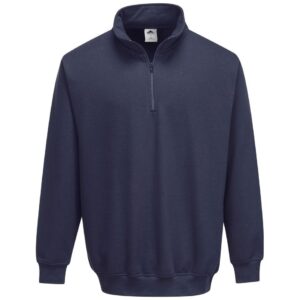 Portwest Sorrento Zip Neck Sweatshirt - Navy