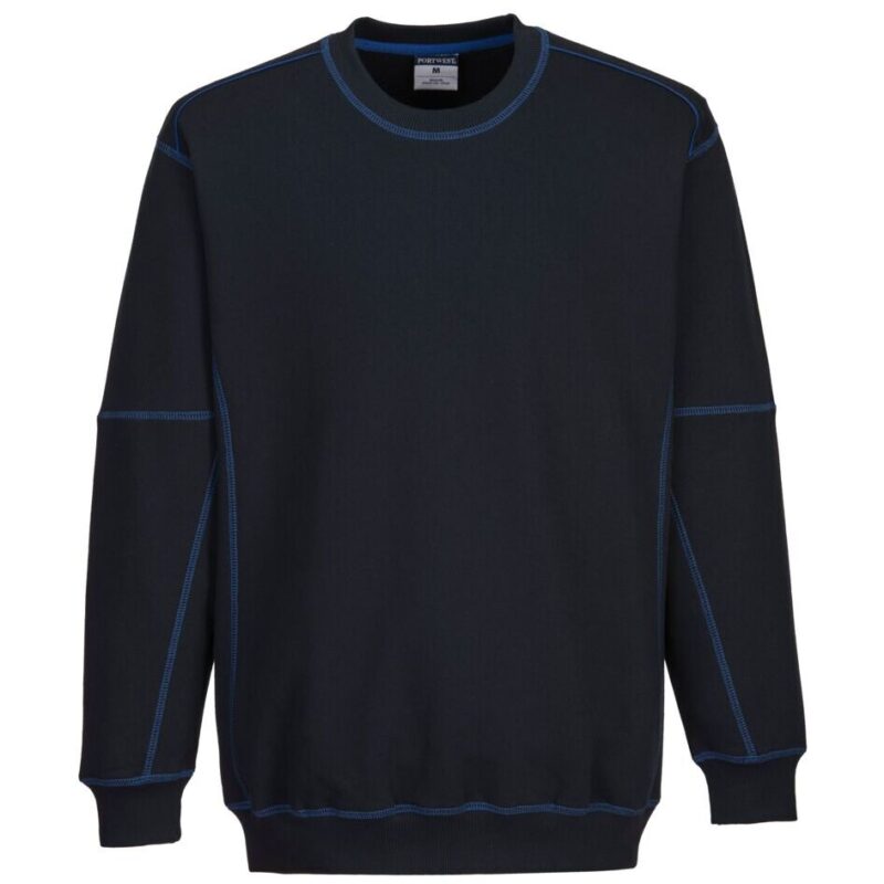 Portwest Essential Two Tone Sweatshirt - Navy/Royal