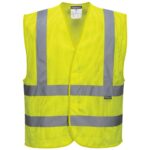 Portwest Hi-Vis Mesh Band and Brace Vest - Yellow